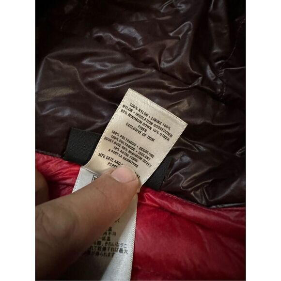 Patagonia Women’s Fiona Down Puffer Maroon Sz Small B27 - Picture 6 of 15